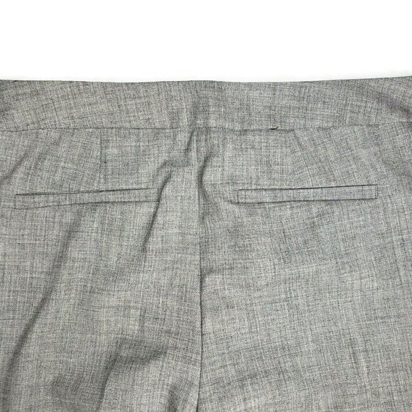 Chicos Trouser Dress PantsSize 1 M 8 Gray Pockets Pleated - Picture 3 of 8